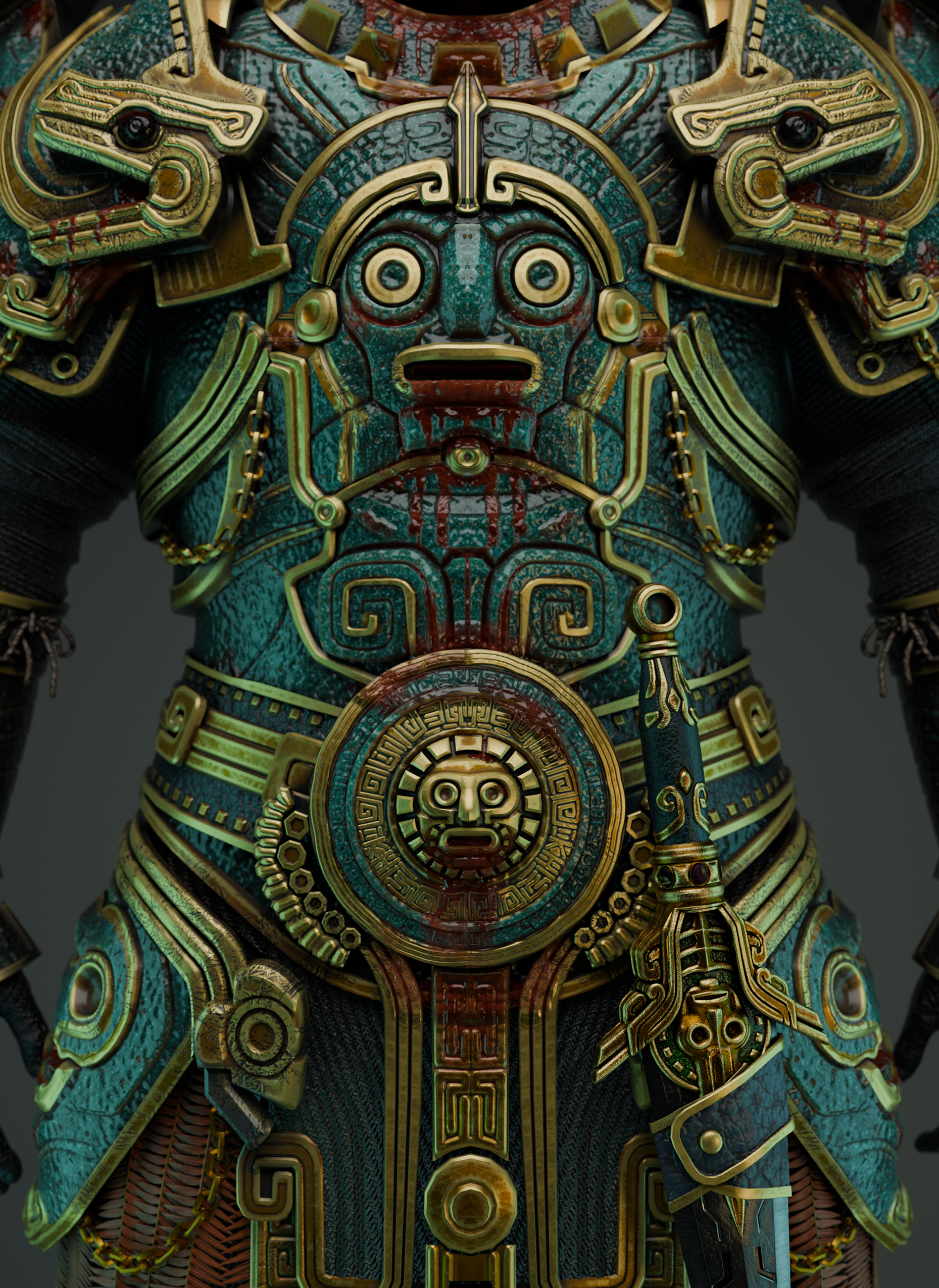 Aztec Environment render 3